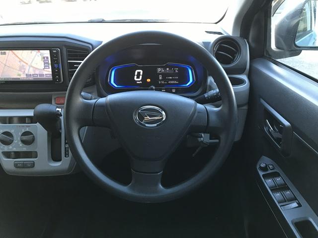 ミライース X SAIII フル装備 走行距離5万キロ キーレスリモコン フォグランプ リアスモークドガラス 純正SD(7インチ)ナビ+フルセグTV 純正Bカメラ ETC コーナーセンサー 衝突軽減ブレーキ(15枚目)