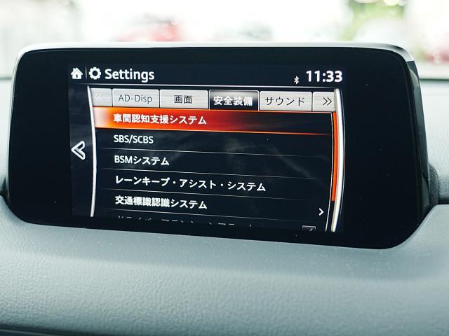 こちらのお車には先進安全装備が多数搭載されています。衝突被害を回避あるいは軽減するためのブレーキや、後方死角からの接近警報、車線逸脱を防止する警報装置など、詳しくはスタッフまでお尋ねください。