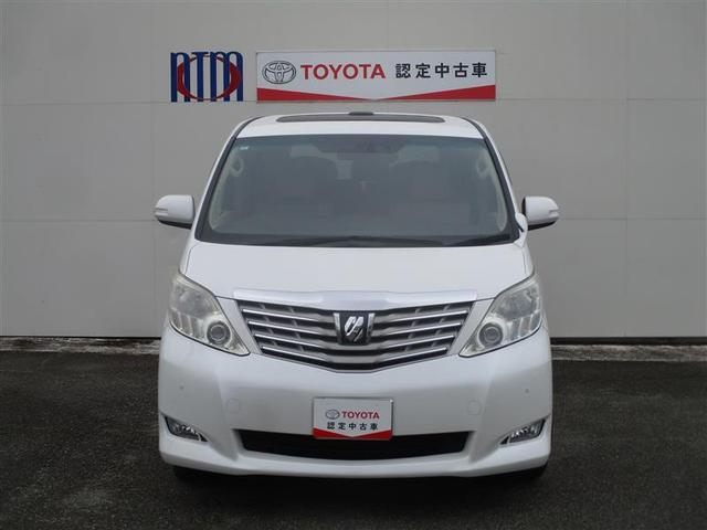 アルファード 350G Lパッケージ フルフラット クルーズC 3列シート サンルーフ 電動シート 横滑り防止装置 エアバッグ DVD再生機能 ナビTV ETC HDDナビ フルセグTV 盗難防止装置 リアオートエアコン 本革 Sキー(5枚目)