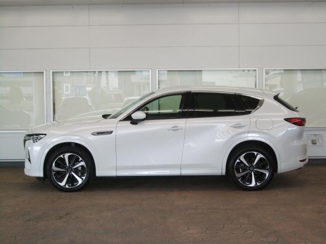 CX-60 XD-ハイブリッド エクスクルーシブモダン 衝突被害軽減システム アダプティブクルーズコントロール 全周囲カメラ 4WD 革シート 電動シート シートヒーター バックカメラ オートライト LEDヘッドランプ ETC Bluetooth(3枚目)