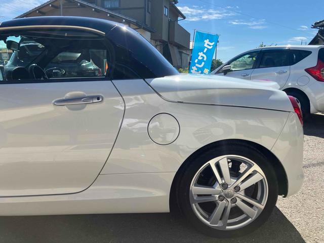 コペン セロ　車高調　ＥＴＣ　バックカメラ　ナビ　ＴＶ　ＬＥＤヘッドランプ　スマートキー　電動格納ミラー　シートヒーター　ＭＴ　盗難防止システム　ＥＳＣ　アルミホイール　衝突安全ボディ　エアコン　パワーステアリング（25枚目）