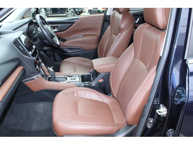 フォレスター アドバイス　ブラウン革内装　フロントカメラ　電動リヤゲート　電動シート・キーレスアクセス＆プッシュスタート・ＬＥＤヘッド＆フォグライト・サイドカメラ・シート＆ステアリングヒーター・リヤコーナーセンサー・後側方警戒支援システム＆アダプティブドライビングビーム（13枚目）