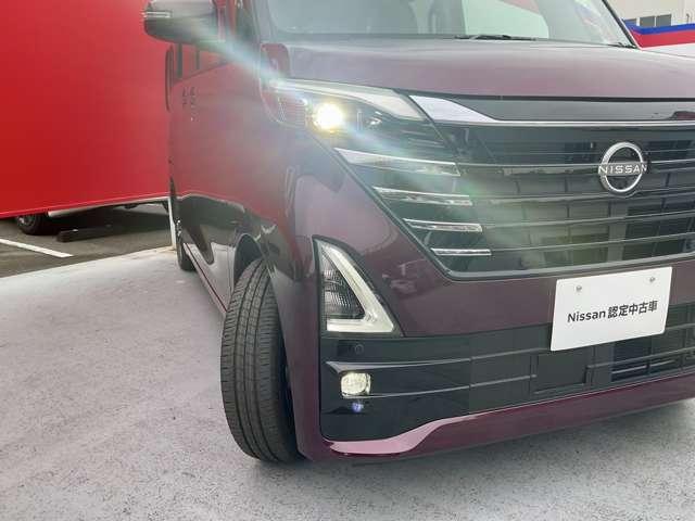 ルークス ハイウェイスター Gターボプロパイロットエディション 雹 アラウンドビューモニター ハンズフリーオートスライドドア オートブレーキホールド アダプティブLEDヘッドライト エマージェンシーブレーキ 踏み間違い防止装置 車線逸脱警報(8枚目)