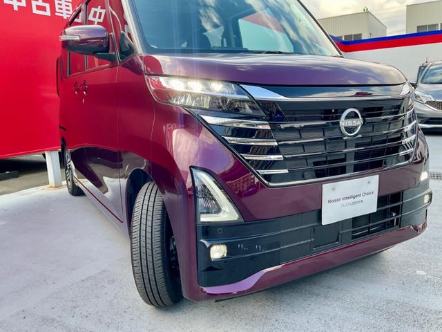 ルークス ハイウェイスター X 試乗車 純正9インチメモリーナビ(フルセグTV Bluetooth接続 HDMI入力対応) アラウンドビューモニター ハンズフリーオートドア LEDヘッドライト(9枚目)