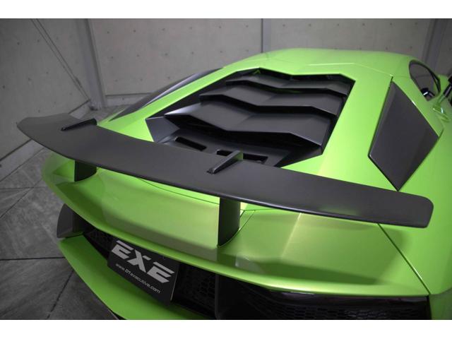 アヴェンタドール SV LP750-4 鍛造Dianthus光沢黒20/21インチホイール リアエアーインテークマットカーボン インテリアカーボンパッケージ スポーツバケットシート マルチファンクションステアリング(18枚目)