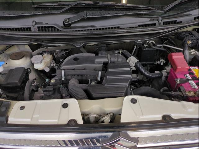 ワゴンＲ ハイブリッドＦＺ　セーフティＰＫＧ　衝突軽減装置　車線逸脱警報　社外ナビ　バックカメラ　シートヒーター　ＬＥＤライト　オートライト　純正アルミ　ＥＴＣ　アイドリングストップ　ベンチシート　プッシュスタート（48枚目）