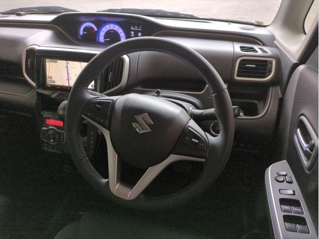 ソリオバンディット ハイブリッドMV DカメラブレーキS 電動スライド 衝突軽減ブレーキ 純正ナビ 車線逸脱警報 バックカメラ シートヒーター オートクルコン LEDライト オートライト 純正アルミ BTオーディオ USB接続 ETC(12枚目)