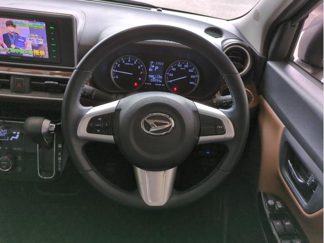 キャスト スタイルG ターボ プライムコレクション SAIII 衝突軽減装置 社外ナビ ICターボ 障害物センサー シートヒーター ハーフレザーシート BTオーディオ USB接続 LEDライト 純正アルミ ドラレコ ETC ステアリングリモコン(13枚目)