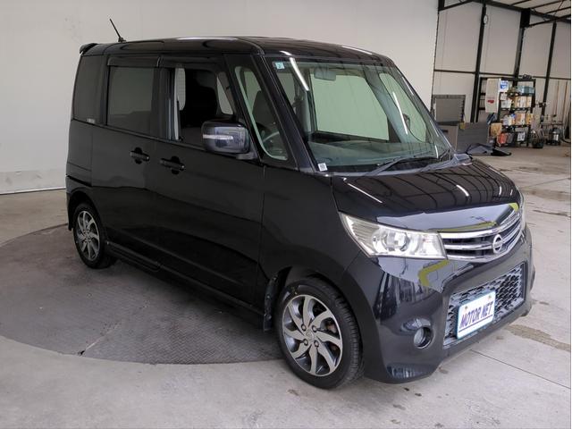 ルークス ハイウェイスター 電動スライド 社外ナビ CD再生 プッシュスタート スマートキー HIDライト オートライト Fフォグランプ 純正アルミ ETC(19枚目)