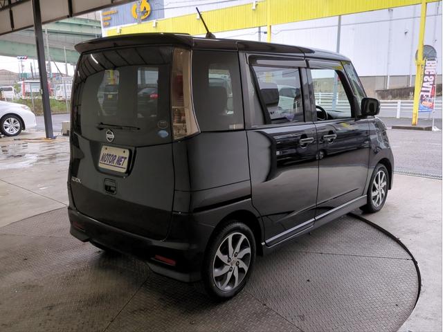 ルークス ハイウェイスター 電動スライド 社外ナビ CD再生 プッシュスタート スマートキー HIDライト オートライト Fフォグランプ 純正アルミ ETC(20枚目)