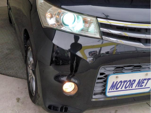 ルークス ハイウェイスター 電動スライド 社外ナビ CD再生 プッシュスタート スマートキー HIDライト オートライト Fフォグランプ 純正アルミ ETC(21枚目)