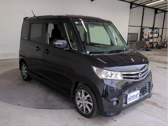 ルークス ハイウェイスター 電動スライド 社外ナビ CD再生 プッシュスタート スマートキー HIDライト オートライト Fフォグランプ 純正アルミ ETC(33枚目)