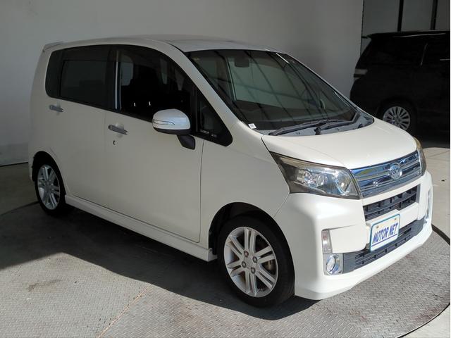 ムーヴ カスタム RS メモリーナビ LEDライト オートライト ターボ BT接続 純正アルミ フルセグTV CD/DVD再生 ベンチシート プッシュスタート Aストップ フロアマット ウインカーミラー フルフラットシート(34枚目)