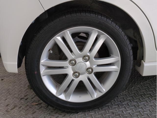 ムーヴ カスタム RS メモリーナビ LEDライト オートライト ターボ BT接続 純正アルミ フルセグTV CD/DVD再生 ベンチシート プッシュスタート Aストップ フロアマット ウインカーミラー フルフラットシート(43枚目)