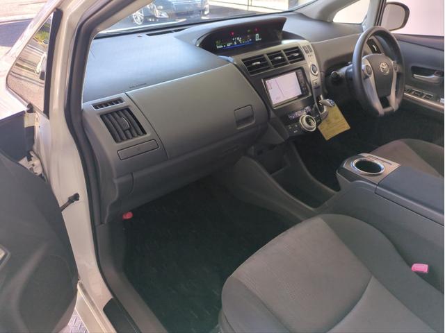 プリウスアルファ Gツーリングセレクション 純正ナビ バックカメラ オートクルコン ワンオーナー車 LEDライト オートライト Fフォグランプ BTオーディオ CD・DVD再生 ドラレコ ETC 純正アルミ アイドリングストップ(8枚目)