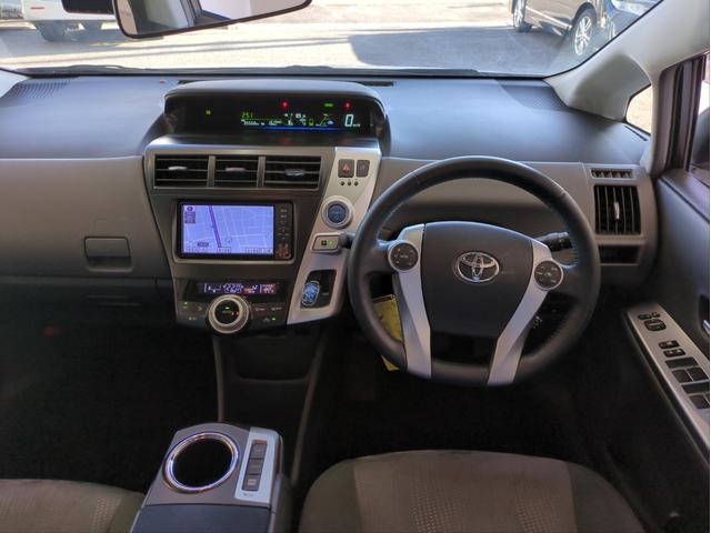 プリウスアルファ Gツーリングセレクション 純正ナビ バックカメラ オートクルコン ワンオーナー車 LEDライト オートライト Fフォグランプ BTオーディオ CD・DVD再生 ドラレコ ETC 純正アルミ アイドリングストップ(12枚目)