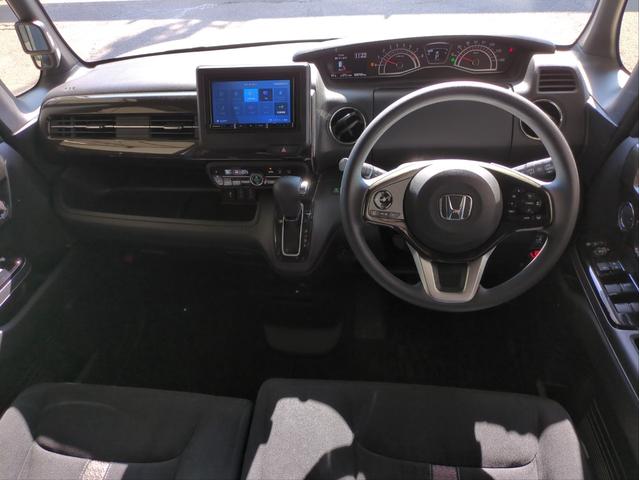 N-BOXカスタム G・Lホンダセンシング 衝突軽減装置 両側電動スライド 社外ナビ 追従クルコン レーンアシスト バックカメラ シートヒーター LEDライト BTオーディオ USB接続 純正アルミ ドラレコ ETC アイドリングストップ(12枚目)