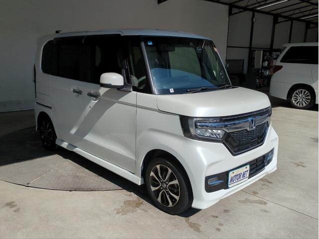 N-BOXカスタム G・Lホンダセンシング 衝突軽減装置 両側電動スライド 社外ナビ 追従クルコン レーンアシスト バックカメラ シートヒーター LEDライト BTオーディオ USB接続 純正アルミ ドラレコ ETC アイドリングストップ(41枚目)