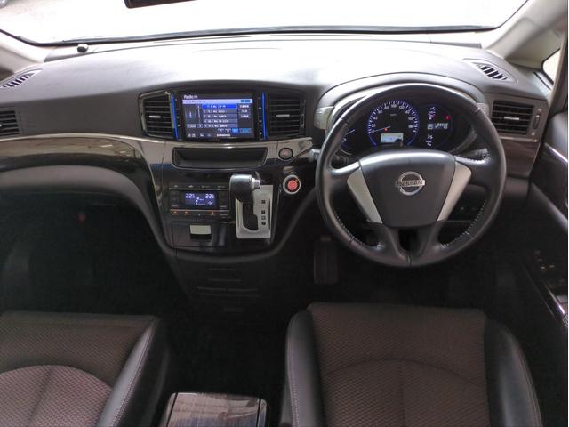 エルグランド 250ハイウェイスター 両側電動スライド バックカメラ SDナビ Wエアコン 後席モニター 純正アルミ HIDライト オートライト ETC ドラレコ スマートキー オットマン CD DVD再生 BT接続 USB接続(12枚目)