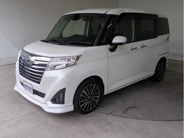 トール カスタムG ターボ SAII 衝突軽減装置 両側電動スライド 社外ナビ 全周囲カメラ 車線逸脱警報 ICターボ オートクルコン ETC LEDライト オートライト BTオーディオ USB接続 社外アルミ Iストップ Pスタート(41枚目)