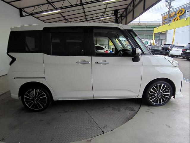 トール カスタムG ターボ SAII 衝突軽減装置 両側電動スライド 社外ナビ 全周囲カメラ 車線逸脱警報 ICターボ オートクルコン ETC LEDライト オートライト BTオーディオ USB接続 社外アルミ Iストップ Pスタート(44枚目)