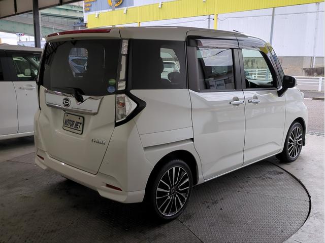 トール カスタムG ターボ SAII 衝突軽減装置 両側電動スライド 社外ナビ 全周囲カメラ 車線逸脱警報 ICターボ オートクルコン ETC LEDライト オートライト BTオーディオ USB接続 社外アルミ Iストップ Pスタート(45枚目)