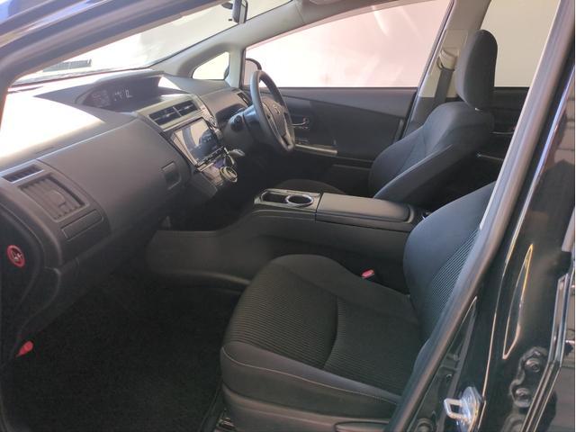 プリウスアルファ S SDナビ オートライト BT接続 ETC 純正アルミ ステアリモコン フルセグTV CD/DVD再生 フロアマット Pスタート スマートキー Aストップ Fフォグランプ(9枚目)