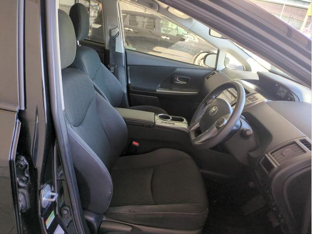 プリウスアルファ S SDナビ オートライト BT接続 ETC 純正アルミ ステアリモコン フルセグTV CD/DVD再生 フロアマット Pスタート スマートキー Aストップ Fフォグランプ(24枚目)