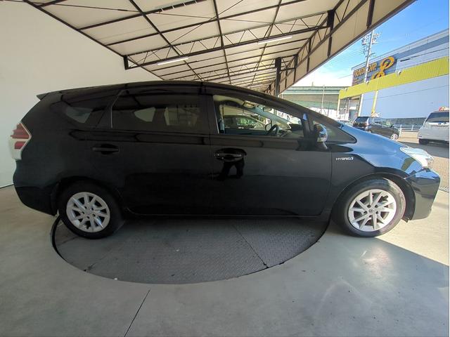 プリウスアルファ S SDナビ オートライト BT接続 ETC 純正アルミ ステアリモコン フルセグTV CD/DVD再生 フロアマット Pスタート スマートキー Aストップ Fフォグランプ(39枚目)