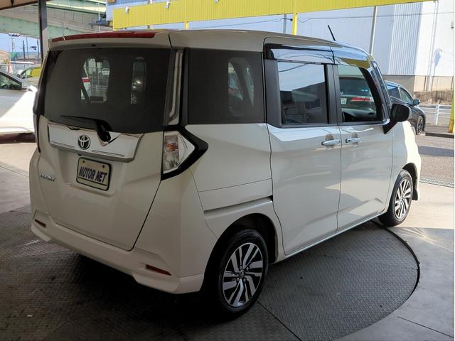 ルーミー カスタムG 両側電動スライド 衝突軽減ブレーキ バックカメラ 障害物センサー メモリーナビ 追従クルコン ドラレコ ETC 純正アルミ LEDライト オートライト オートHB BTオーディオ USB接続(43枚目)