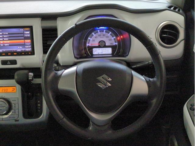 ハスラー Ｘ　衝突軽減装置　純正ナビ　シートヒーター　純正アルミ　ルーフレール　ＣＤ再生　ワンセグＴＶ　ＨＩＤライト　オートライト　プッシュスタート　アイドリングストップ　ベンチシート（13枚目）