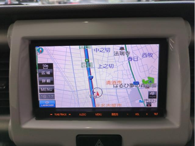 ハスラー Ｘ　衝突軽減装置　純正ナビ　シートヒーター　純正アルミ　ルーフレール　ＣＤ再生　ワンセグＴＶ　ＨＩＤライト　オートライト　プッシュスタート　アイドリングストップ　ベンチシート（14枚目）