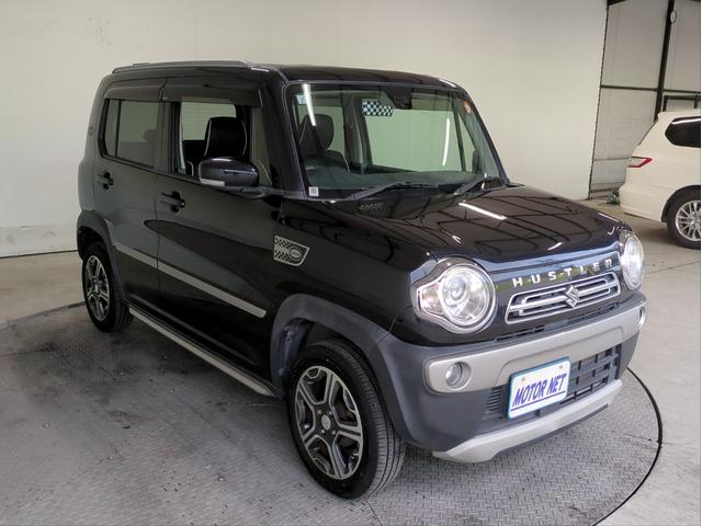 ハスラー Ｘ　衝突軽減装置　純正ナビ　シートヒーター　純正アルミ　ルーフレール　ＣＤ再生　ワンセグＴＶ　ＨＩＤライト　オートライト　プッシュスタート　アイドリングストップ　ベンチシート（18枚目）