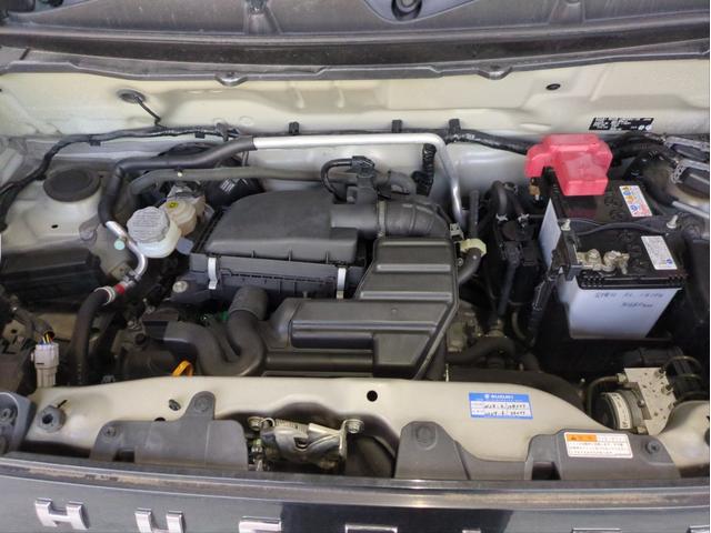 ハスラー Ｘ　衝突軽減装置　純正ナビ　シートヒーター　純正アルミ　ルーフレール　ＣＤ再生　ワンセグＴＶ　ＨＩＤライト　オートライト　プッシュスタート　アイドリングストップ　ベンチシート（45枚目）