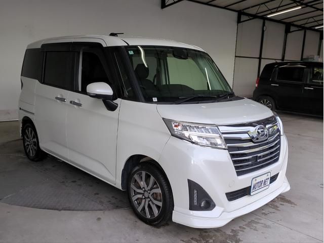 トール カスタムG ターボ SAII 両側電動スライド 衝突軽減ブレーキ バックカメラ 全周囲カメラ SDナビ オ-トクルコン LEDライト オ-トライト ドラレコ ETC 純正アルミ BT接続 ターボ Aストップ ステアリモコン(20枚目)