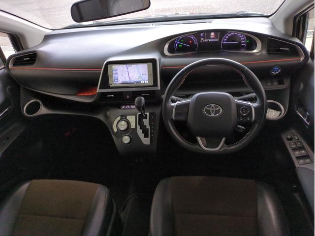 シエンタ ハイブリッドＧ　クエロ　両側電動スライド　衝突軽減ブレーキ　バックカメラ　クリアランスソナー　ＳＤナビ　オートクルコン　ＬＥＤライト　オートライト　ＥＴＣ　社外アルミ　ＢＴオーディオ　ハーフレザー　Ａストップ　Ｐスタート（12枚目）