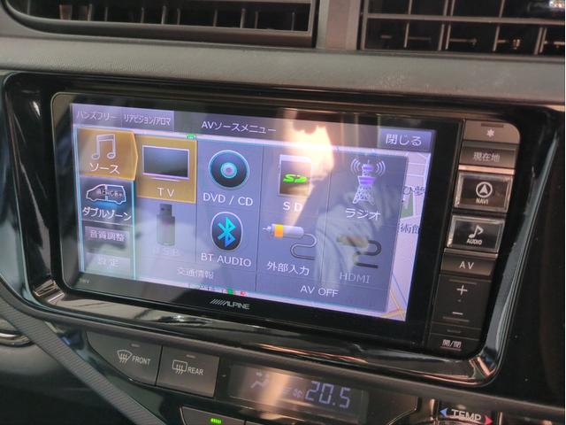 アクア Sスタイルブラック 社外ナビ 衝突軽減装置 車線逸脱警報 バックカメラ ドラレコ ETC BTオーディオ CD・DVD再生 社外アルミ アイドリングストップ オートライト プッシュスタート(15枚目)