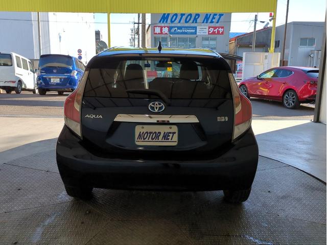 アクア Sスタイルブラック 社外ナビ 衝突軽減装置 車線逸脱警報 バックカメラ ドラレコ ETC BTオーディオ CD・DVD再生 社外アルミ アイドリングストップ オートライト プッシュスタート(43枚目)