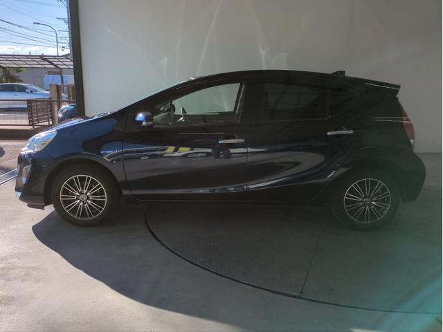 アクア Sスタイルブラック 社外ナビ 衝突軽減装置 車線逸脱警報 バックカメラ ドラレコ ETC BTオーディオ CD・DVD再生 社外アルミ アイドリングストップ オートライト プッシュスタート(45枚目)