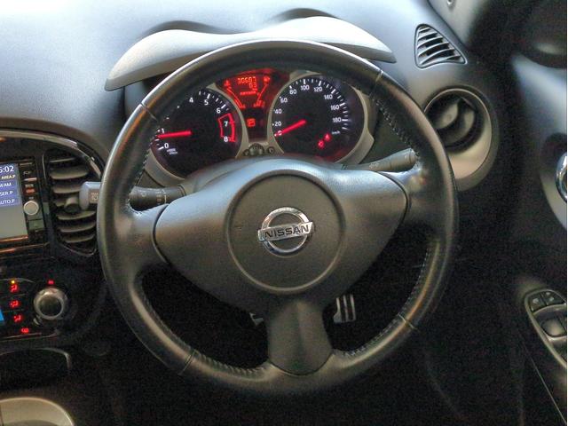 ジューク １６ＧＴ　全周囲カメラ　ＳＤナビ　ＬＥＤライト　オートライト　ＥＴＣ　ドラレコ　ターボ　純正アルミ　バックカメラ　フロント／サイドカメラ　ＢＴ接続　フルセグＴＶ　ＣＤ／ＤＶＤ再生　Ｐスタート（13枚目）