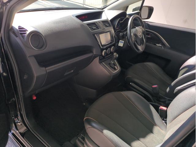 プレマシー 20S-スカイアクティブ Lパッケージ 両側電動スライドドア バックカメラ メモリーナビ HIDライト オートライト オートクルコン ETC パドルシフト 純正アルミ BT接続 フルセグTV CD/DVD再生 ハーフレザー ステアリモコン(8枚目)