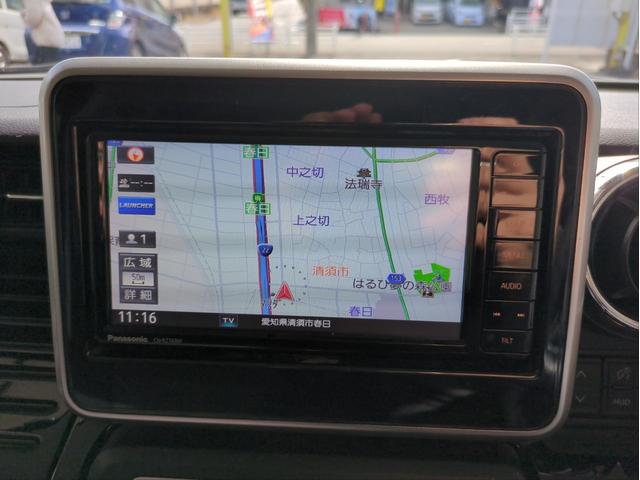 スペーシアカスタム ハイブリッドGS 電動スライドドア 衝突軽減ブレーキ Bカメラ 全周囲カメラ クリアランスソナー SDナビ LEDライト オ-トライト 純正アルミ BTオーディオ Aストップ Pスタート シ-トヒ-タ- ステアリモコン(14枚目)