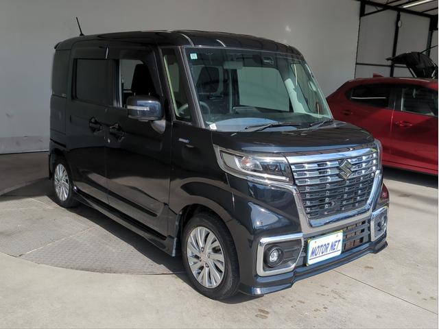 スペーシアカスタム ハイブリッドGS 電動スライドドア 衝突軽減ブレーキ Bカメラ 全周囲カメラ クリアランスソナー SDナビ LEDライト オ-トライト 純正アルミ BTオーディオ Aストップ Pスタート シ-トヒ-タ- ステアリモコン(19枚目)