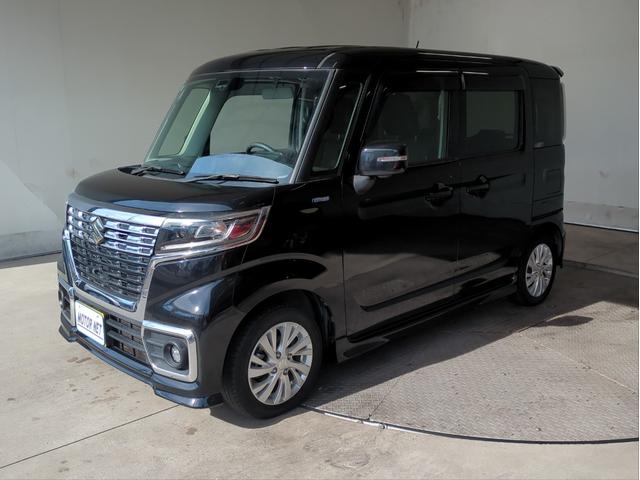 スペーシアカスタム ハイブリッドGS 電動スライドドア 衝突軽減ブレーキ Bカメラ 全周囲カメラ クリアランスソナー SDナビ LEDライト オ-トライト 純正アルミ BTオーディオ Aストップ Pスタート シ-トヒ-タ- ステアリモコン(38枚目)