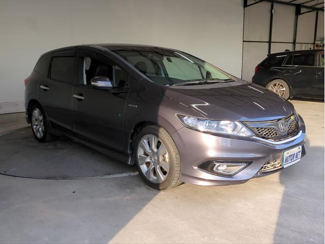 ジェイド ハイブリッドＸ　衝突軽減装置　追従クルコン　ＤＩＳＰオーディオ　レーンアシスト　車線逸脱警報　ハーフレザーシート　ＢＴオーディオ　ＵＳＢ接続　ドラレコ　ＬＥＤライト　オートライト　純正アルミ　３列シート　６人乗り（37枚目）