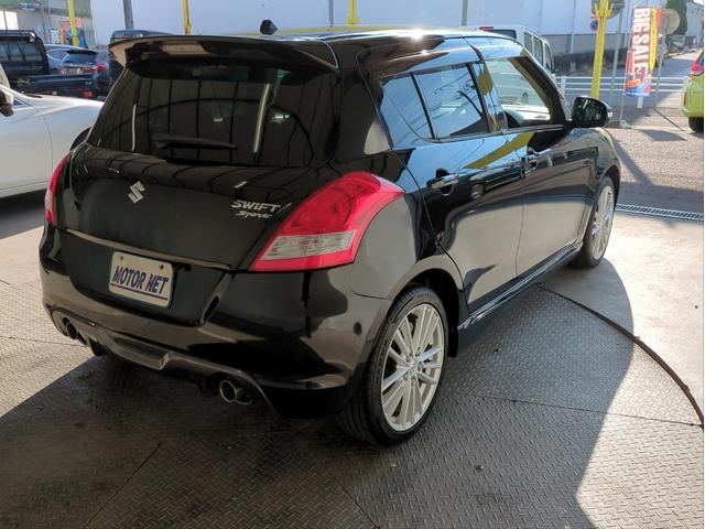 スイフトスポーツ ベースグレード バックカメラ SDナビ オートクルコン HIDライト オートライト Fフォグランプ フルセグTV CD再生 BT接続 純正アルミ ETC フロアマット Pスタート スマートキー(21枚目)