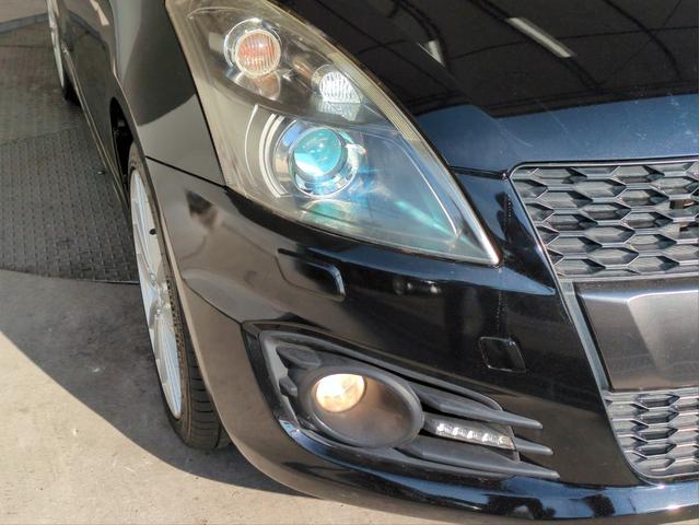 スイフトスポーツ ベースグレード バックカメラ SDナビ オートクルコン HIDライト オートライト Fフォグランプ フルセグTV CD再生 BT接続 純正アルミ ETC フロアマット Pスタート スマートキー(22枚目)