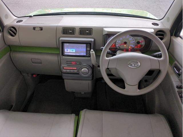 ムーヴコンテ X メモリーナビ CD再生 アイドリングストップ ベンチシート スマートキー USB接続 フロアマット フルフラットシート 電動格納ミラー 盗難防止システム ワンセグTV(12枚目)