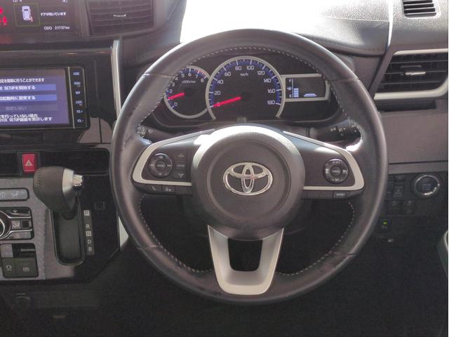 ルーミー カスタムG-T 衝突軽減装置 追従クルコン 純正ナビ 車線逸脱警報 障害物センサー バックカメラ ターボ BTオーディオ USB接続 純正アルミ LEDライト オートライト アイドリングストップ Pスタート(13枚目)