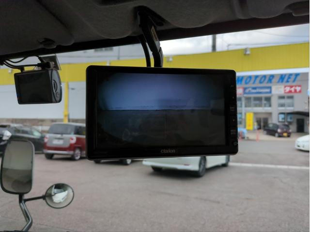 キャンター ロング全低床DX ドライブレコーダー ETC キーレス HID 電格ミラー バックカメラ 車線逸脱警報 木床 両3段工具棚 3方開 リアダブルタイヤ BTオーディオ ディーゼル車 AT 最積3000kg(15枚目)